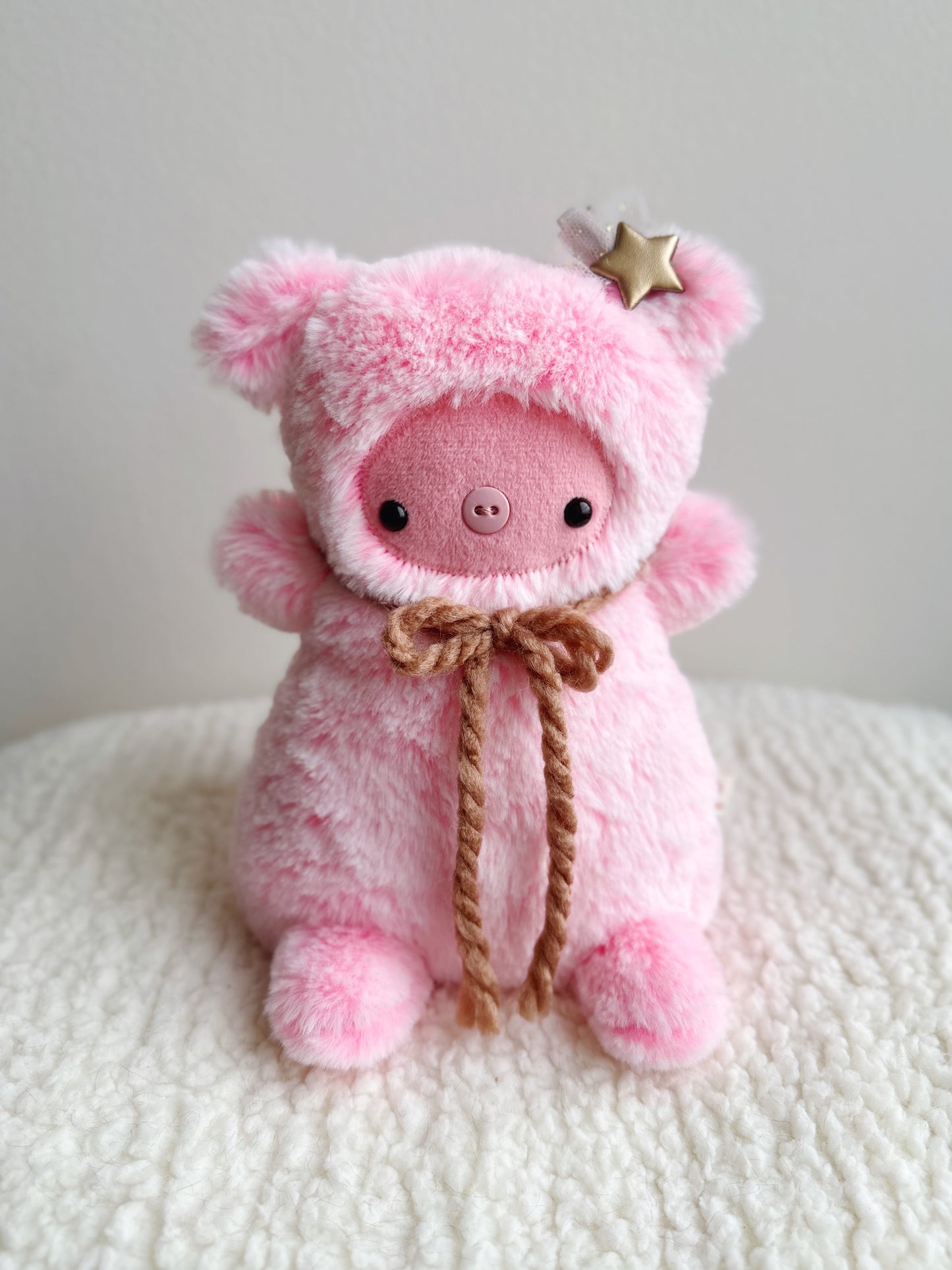 Frosty Pink Snuggle Buttercup Pig